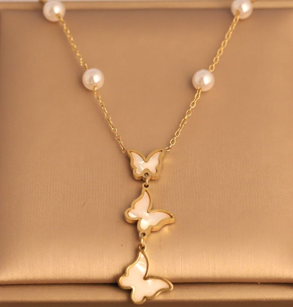 Multi Butterfly Neckless