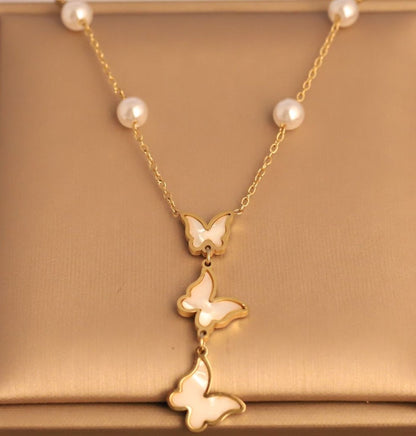 Multi Butterfly Neckless