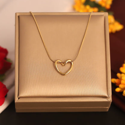 Blind Date Open heart Necklace
