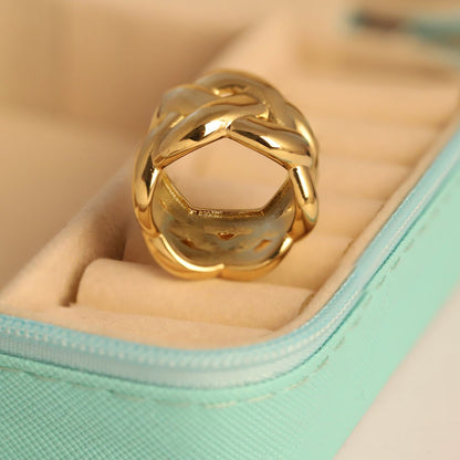 premium Lock Finger Ring