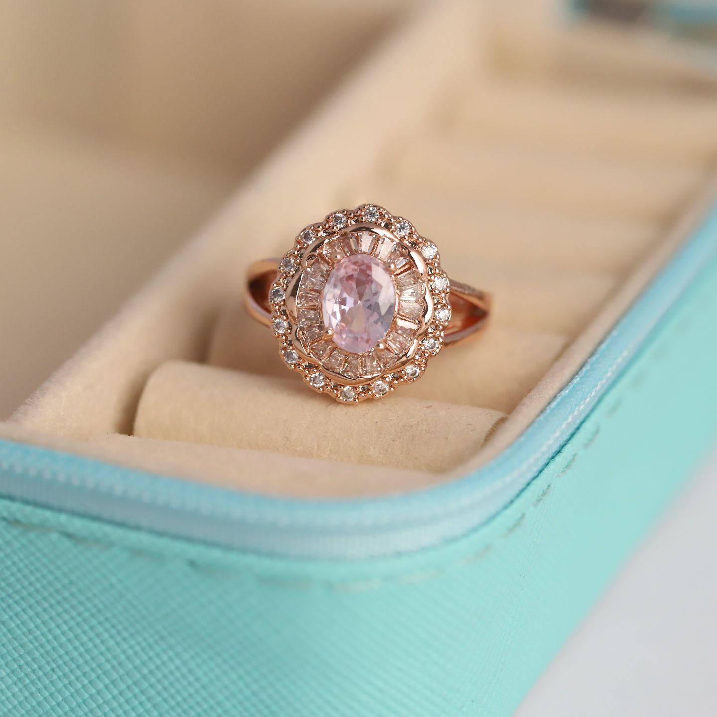 Premium Multi Dimond Finger Ring