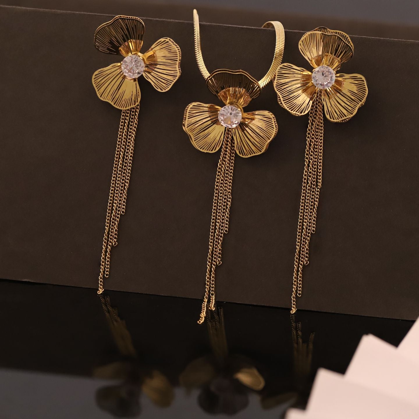 Flower with Dimond Full Set