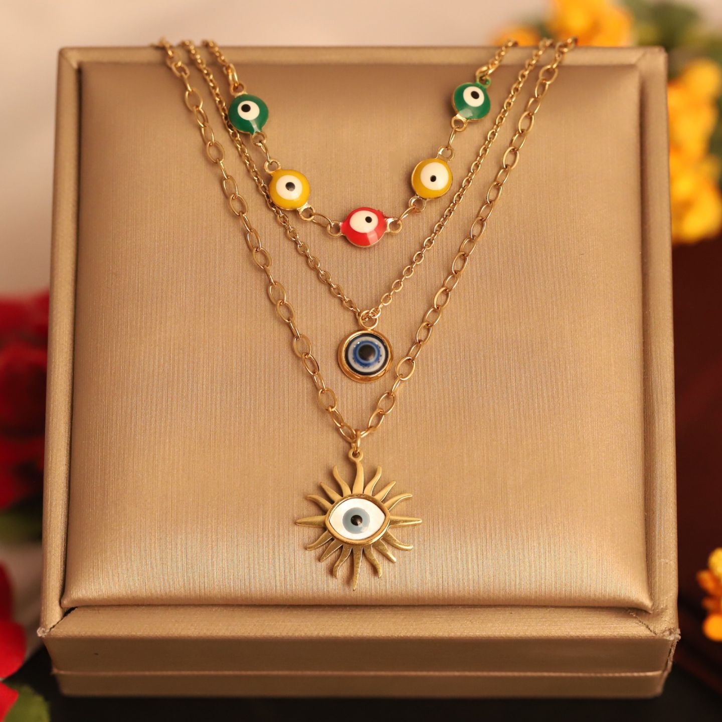 Evil eye beautiful  necklace