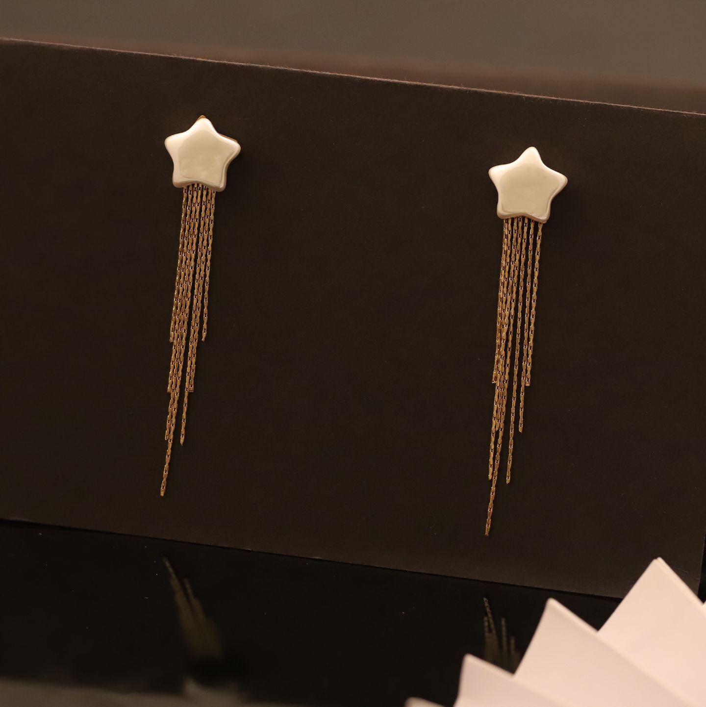 Fancy Earrings with Star shape