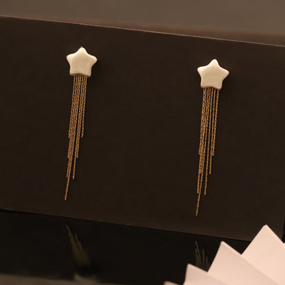 Fancy Earrings with Star shape