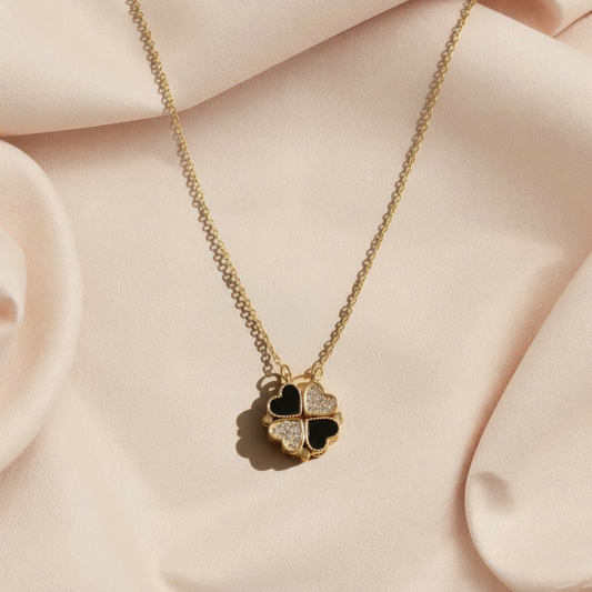 Heart Shaped Clover Necklace