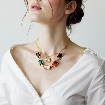 Regal Multicolor Kundan Necklace