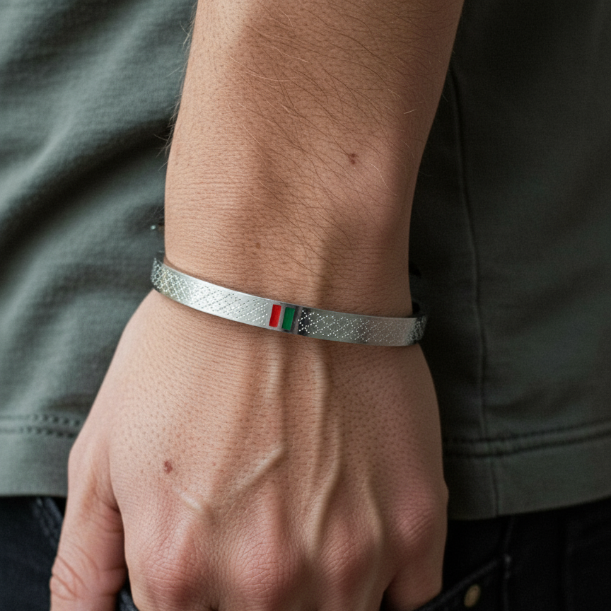 Retro Striped Bracelet [Kada] for Men