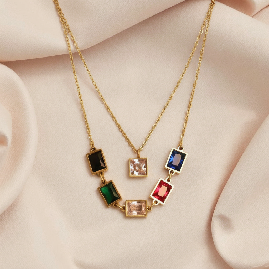 Regal Multicolor Kundan Necklace