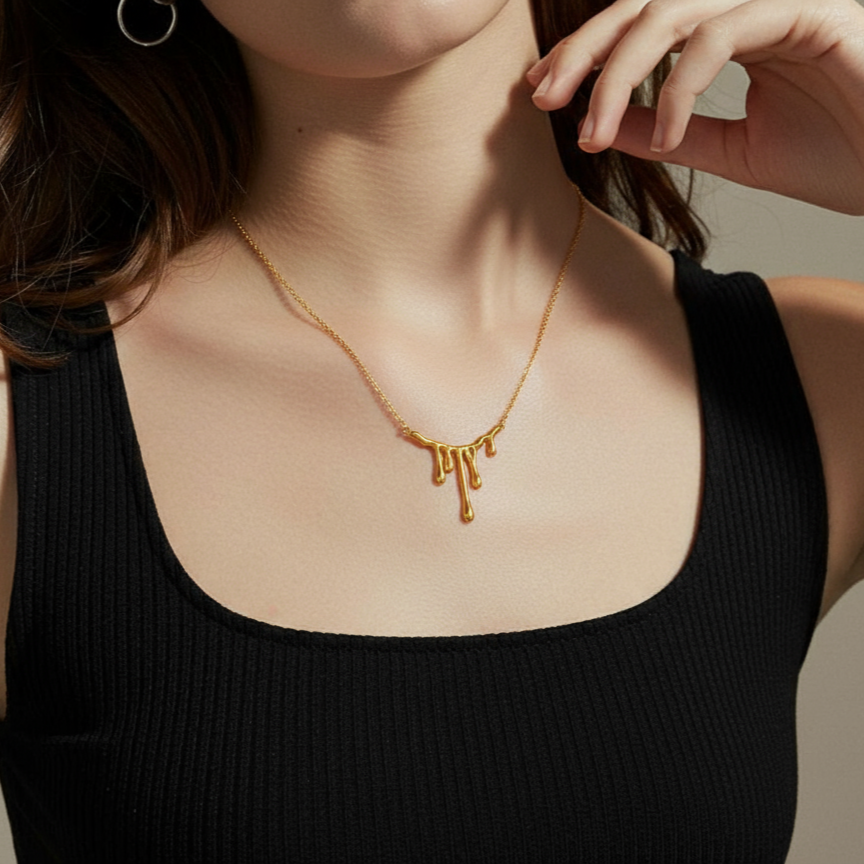 Melting Honey Necklace