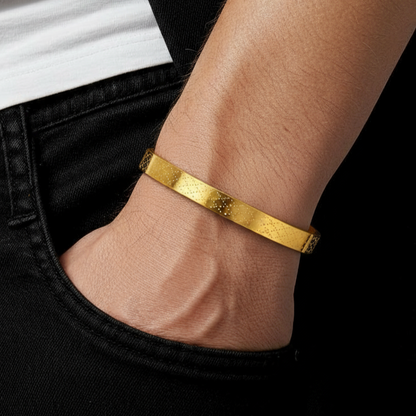 Gold-Toned Bracelets [Kada] for Men