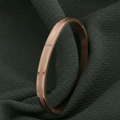 Rose Gold Diamond Bracelet [Kada] for Men