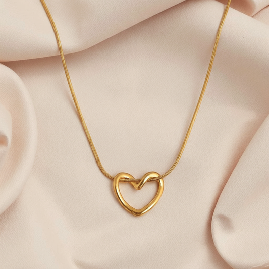 Blind Date Open heart Necklace