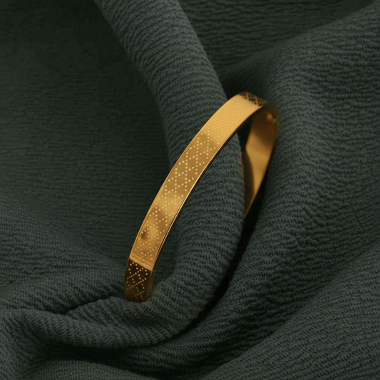 Gold-Toned Bracelets [Kada] for Men