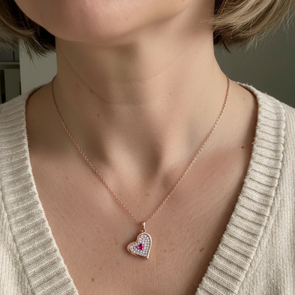 Heart Dimond Necklace