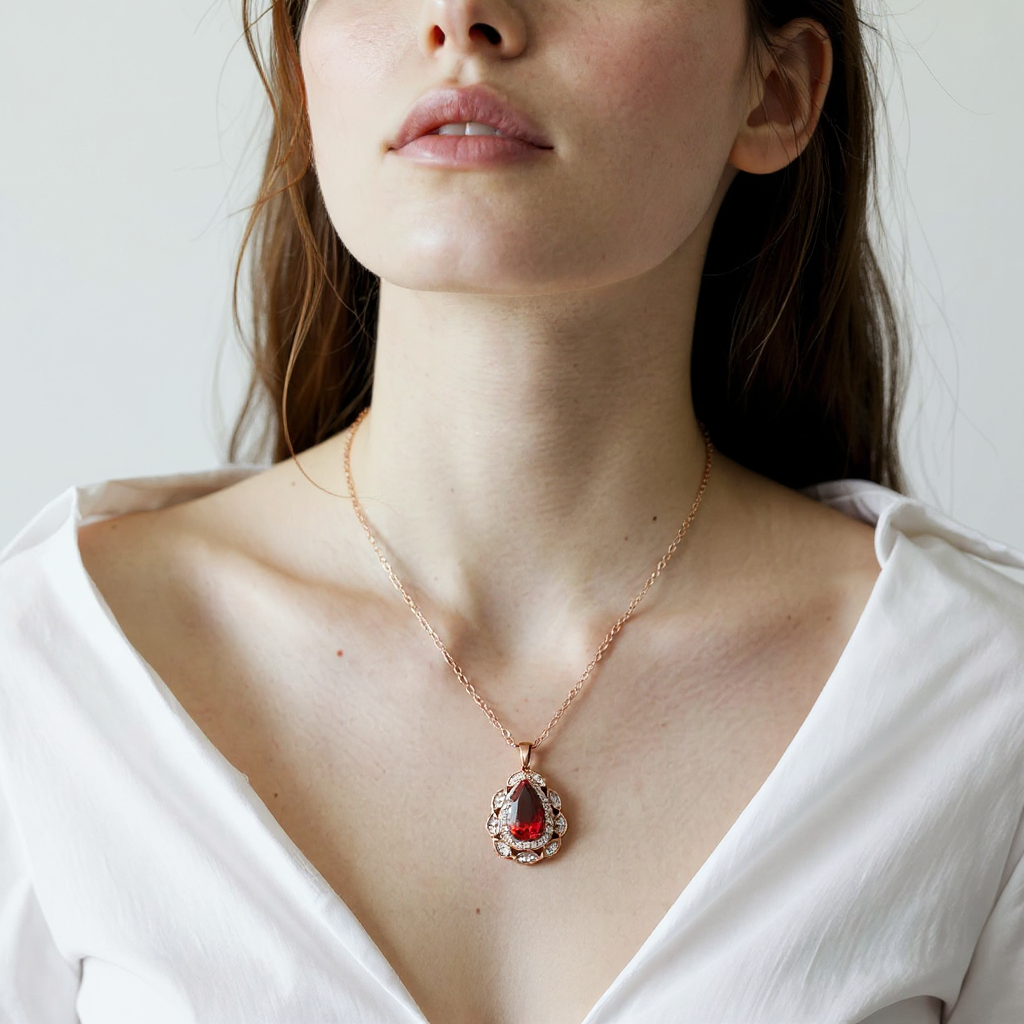 Red Ruby Necklaces