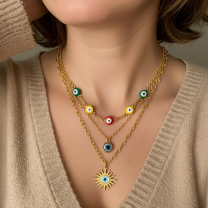 Evil eye beautiful  necklace
