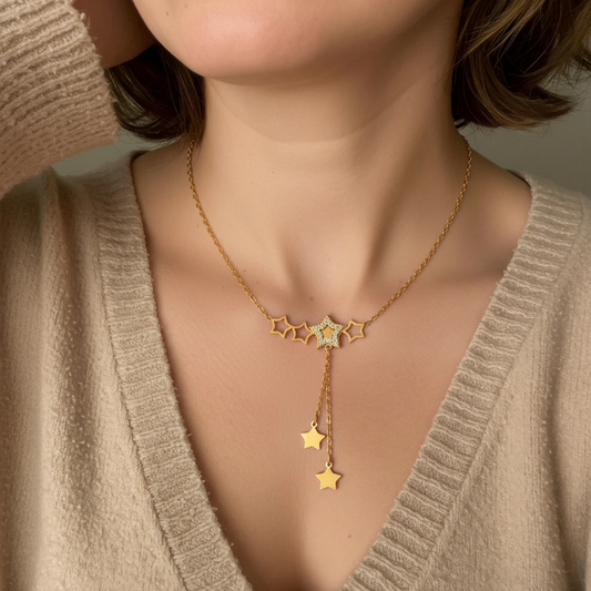 Multi Star Necklace